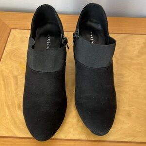 Karen Scott black heeled booties.  Size 8.5